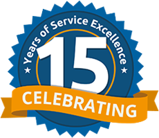 Celebrating 15 years of Service
